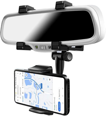 Rearview Mirror Phone Holder.