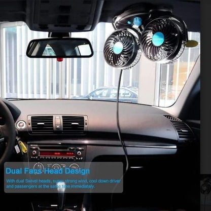 Car Air Circulation Fan 360, Rotatable Auto Car Cooling Fan .