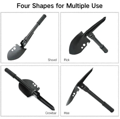 Multifunctional tool with four different shapes for multiple uses on a white background.