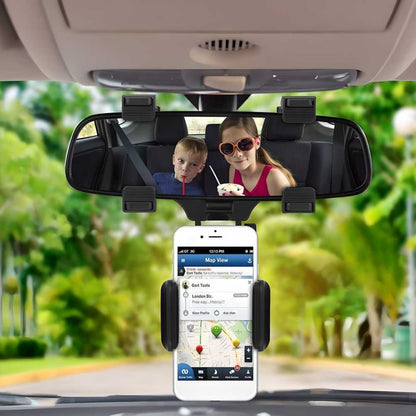 Rearview Mirror Phone Holder.