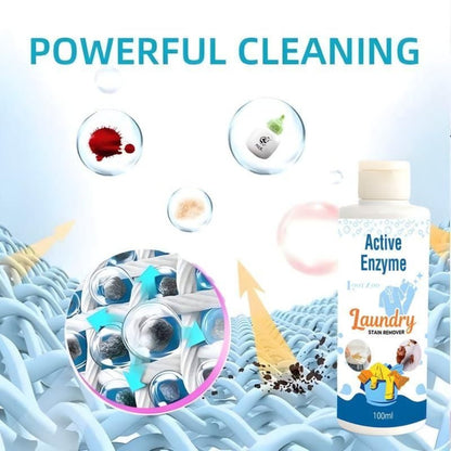 Active Enzyme Laundry Stain Remover (Buy One Get One Free )