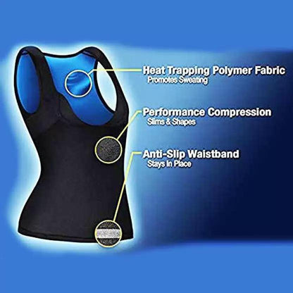 LEOPAX Polymer Body Shapper Vest for Women Workout Sauna Vest Women Shapewear