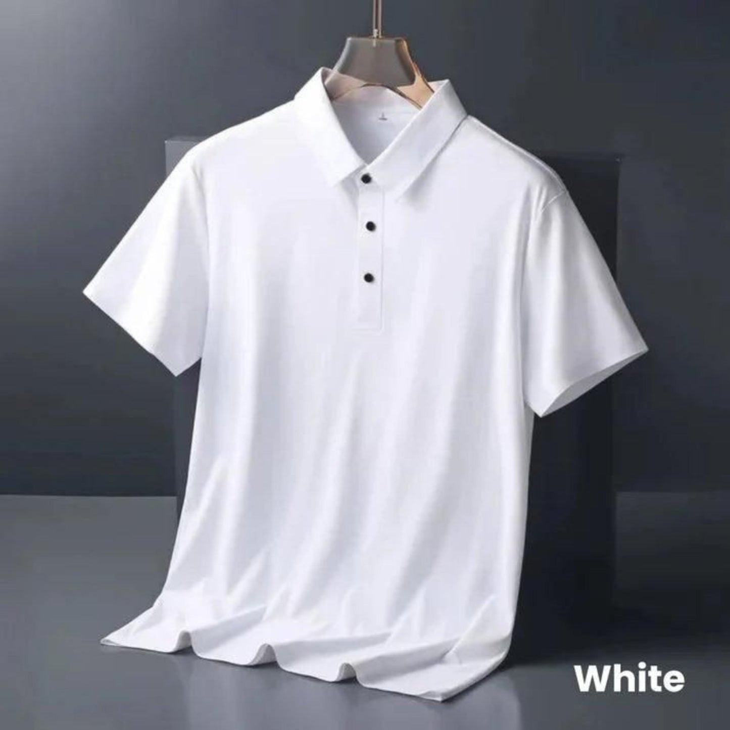 Poly Matte Assorted Solid Half Sleeves Mens Polo T-Shirt BUY TWO GET TWO FREE.