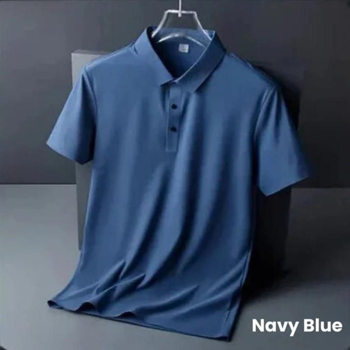 Poly Matte Assorted Solid Half Sleeves Mens Polo T-Shirt BUY TWO GET TWO FREE.