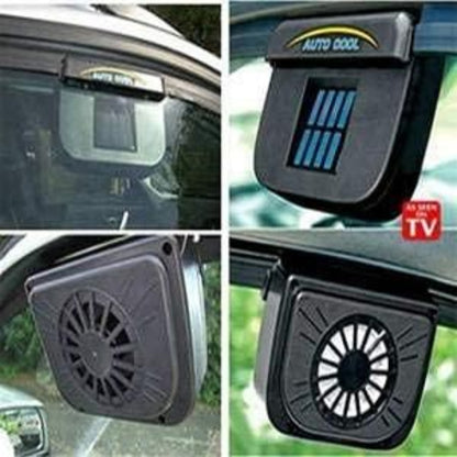 Solar Sun Power Car Auto Air Vent Cool Fan .