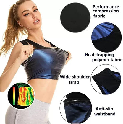 LEOPAX Polymer Body Shapper Vest for Women Workout Sauna Vest Women Shapewear