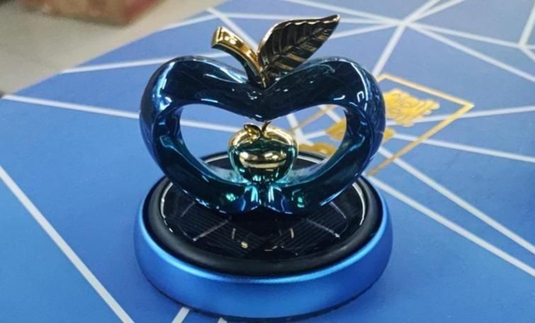 Auto Apple Solar Perfume Aromatherapy for Car .