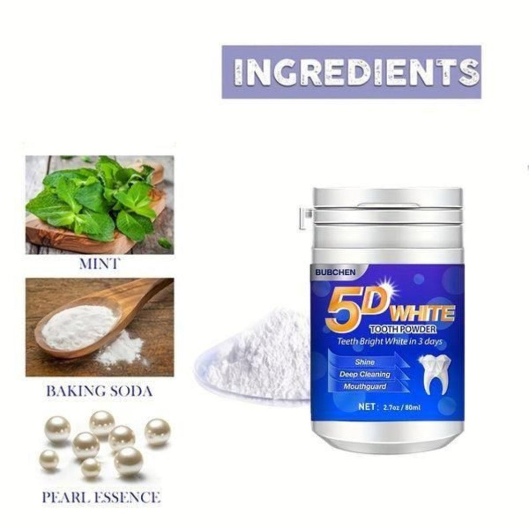 Teeth Whitening Powder (Buy One Get Two Free )
