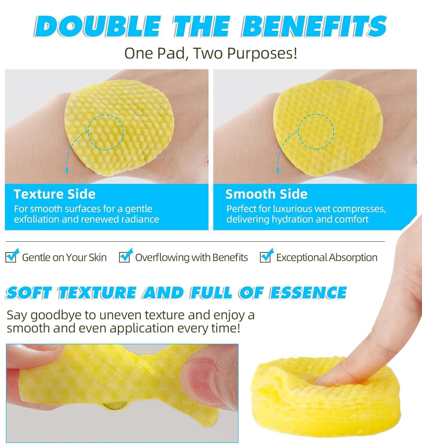 Turmeric Kojic Acid Cleansing Pads .