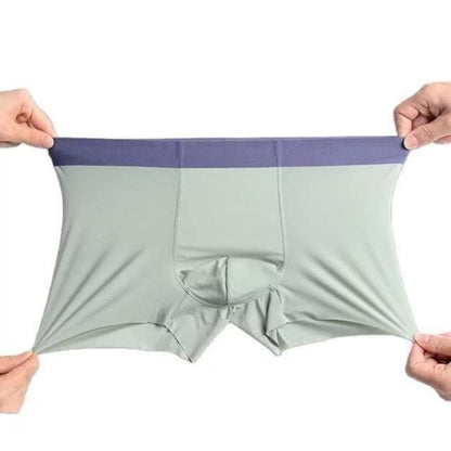 Men's Ice Silk Briefs Boxers (Buy Two Get Two Free )