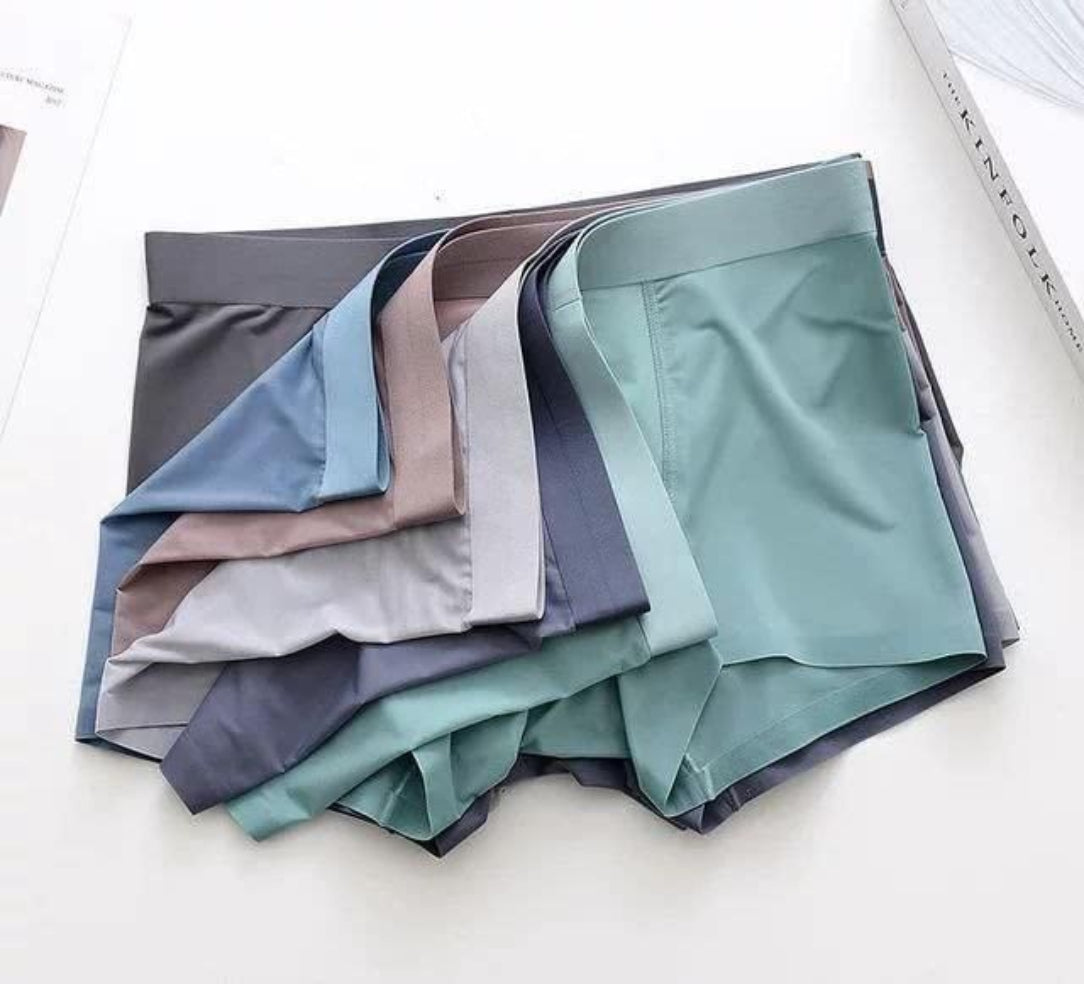 Men's Ice Silk Briefs Boxers (Pack of 3).