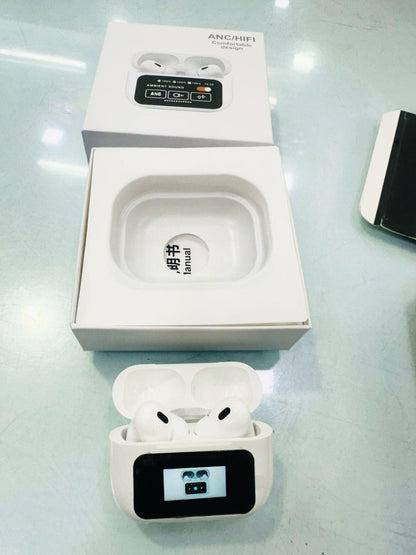 Smart Wireless Earbuds with LCD Touch Screen .