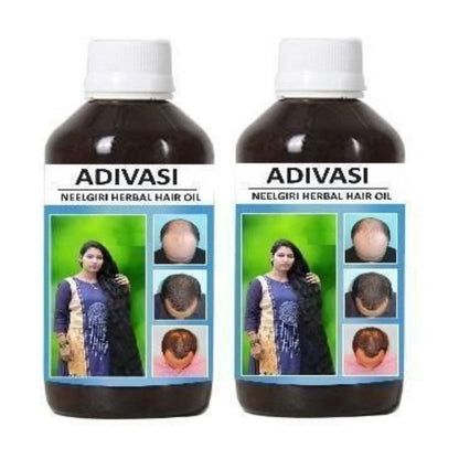 Adivasi Neelgiri Herbal Hair Oil 125ML (BUY ONE GET ONE FREE)