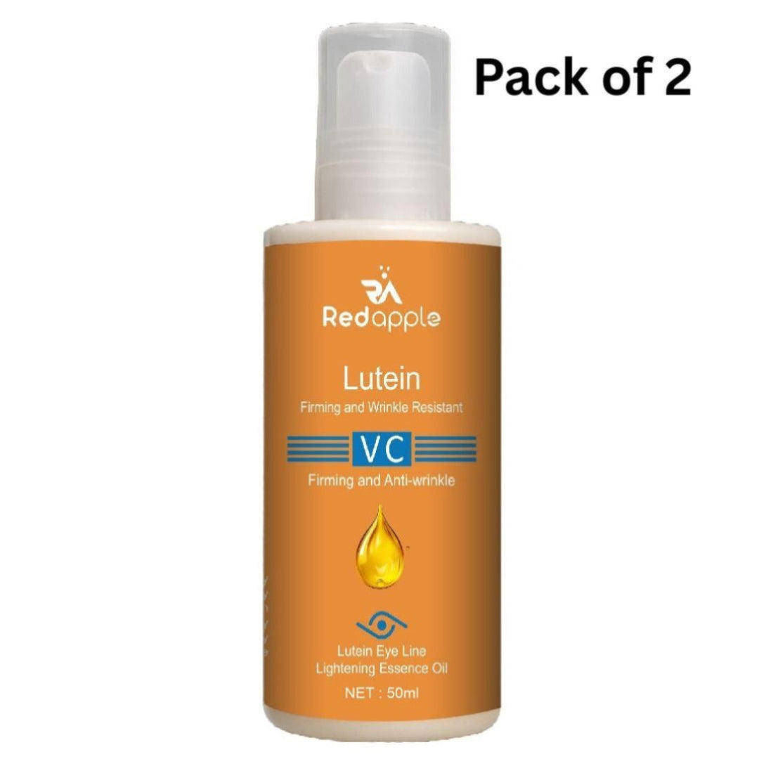 Redapple Lutein VC bottle with orange label on a white background