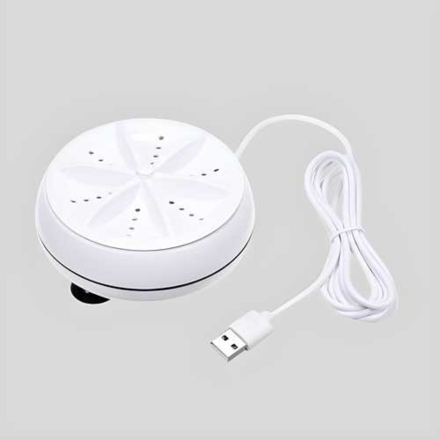 2 In1 Mini Washing Machine Portable Rotating Ultrasonic Turbine Washer