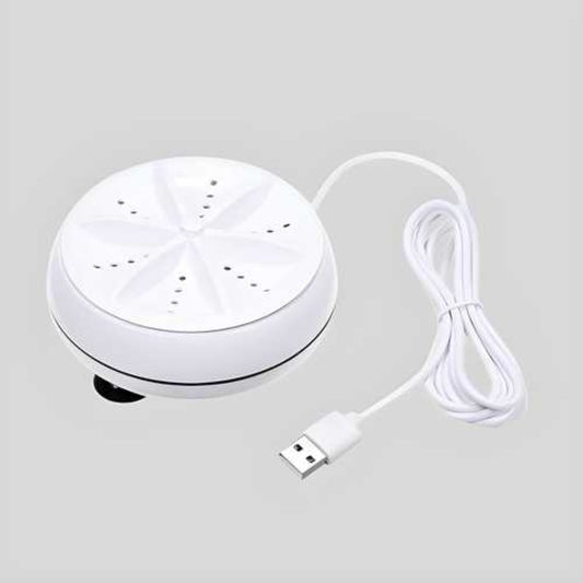 2 In1 Mini Washing Machine Portable Rotating Ultrasonic Turbine Washer