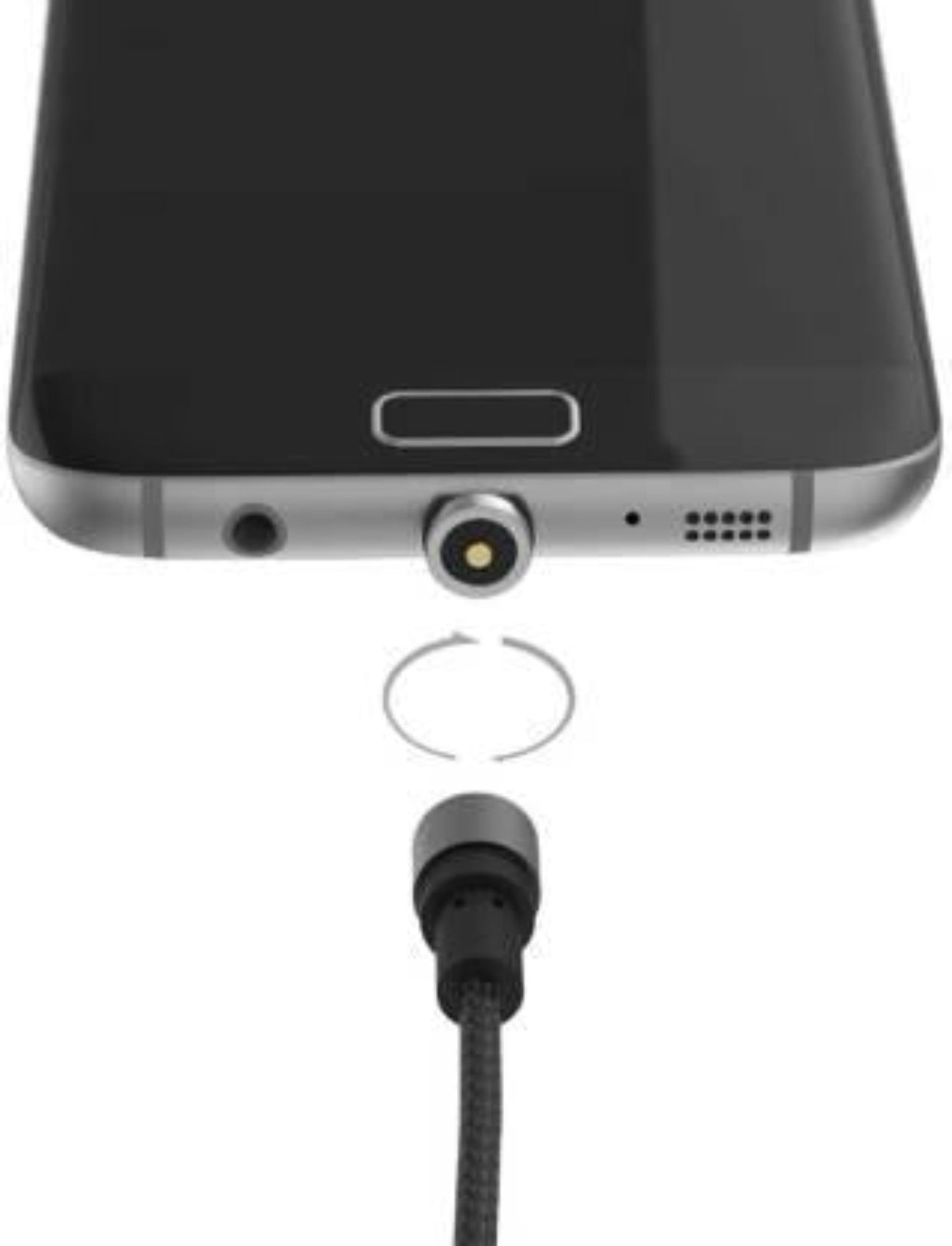 360 Degree Rotating 3 IN 1 Magnetic Data Cable .