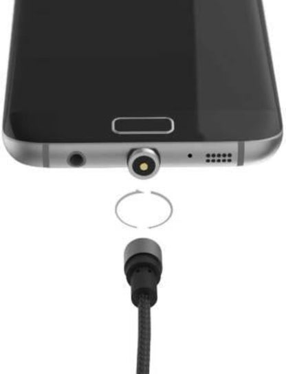 360 Degree Rotating 3 IN 1 Magnetic Data Cable .