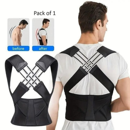 Adjustable Back Posture Corrector/ Slouching Relieve Pain Belt Women Men .