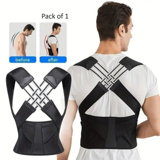 Adjustable Back Posture Corrector/ Slouching Relieve Pain Belt Women Men .