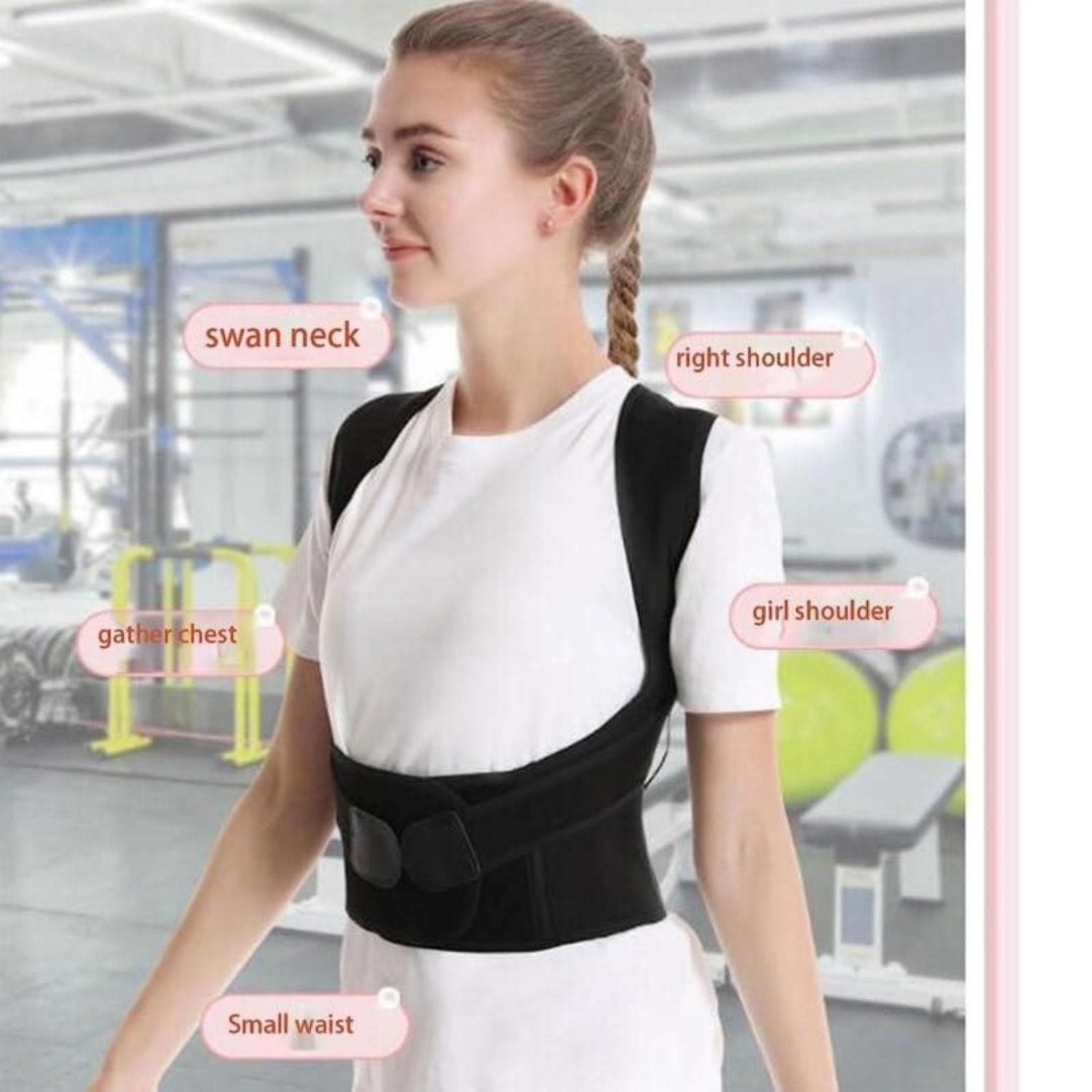 Adjustable Back Posture Corrector/ Slouching Relieve Pain Belt Women Men .