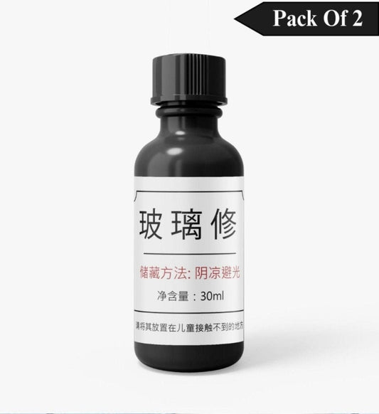 Glass Serum 30ml (BUY ONE GET ONE FREE ) Windshield Repair Resin Cracked Glass Repair Kit, Crack Repairing for Car