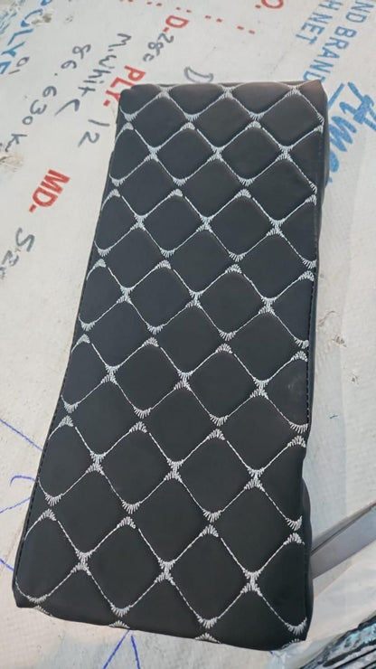 Leather Waterproof Armrest Seat Box Cover Pad Protector .