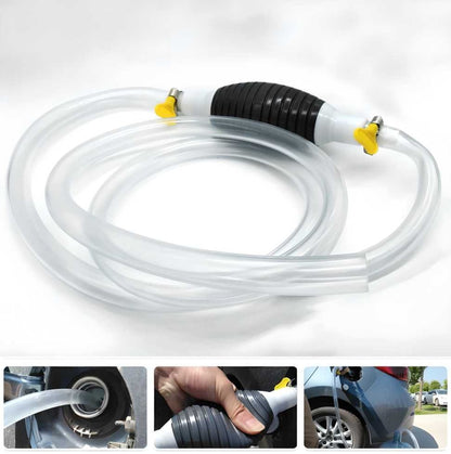 Newest High Flow Siphon Hand Pump Portable Manual Car Fuel Transfer Pump .
