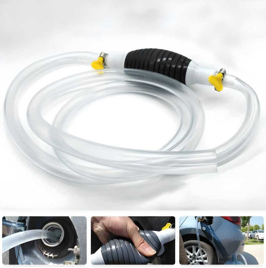 Newest High Flow Siphon Hand Pump Portable Manual Car Fuel Transfer Pump .