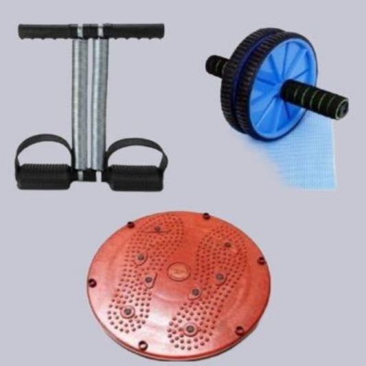 Tummy Trimmer, Twister, ABS Wheel Set for Workout .
