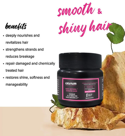 Ultra Repairing Hair Mask with Keratin for Damaged and Stressed Hair (Buy One Get One Free ))