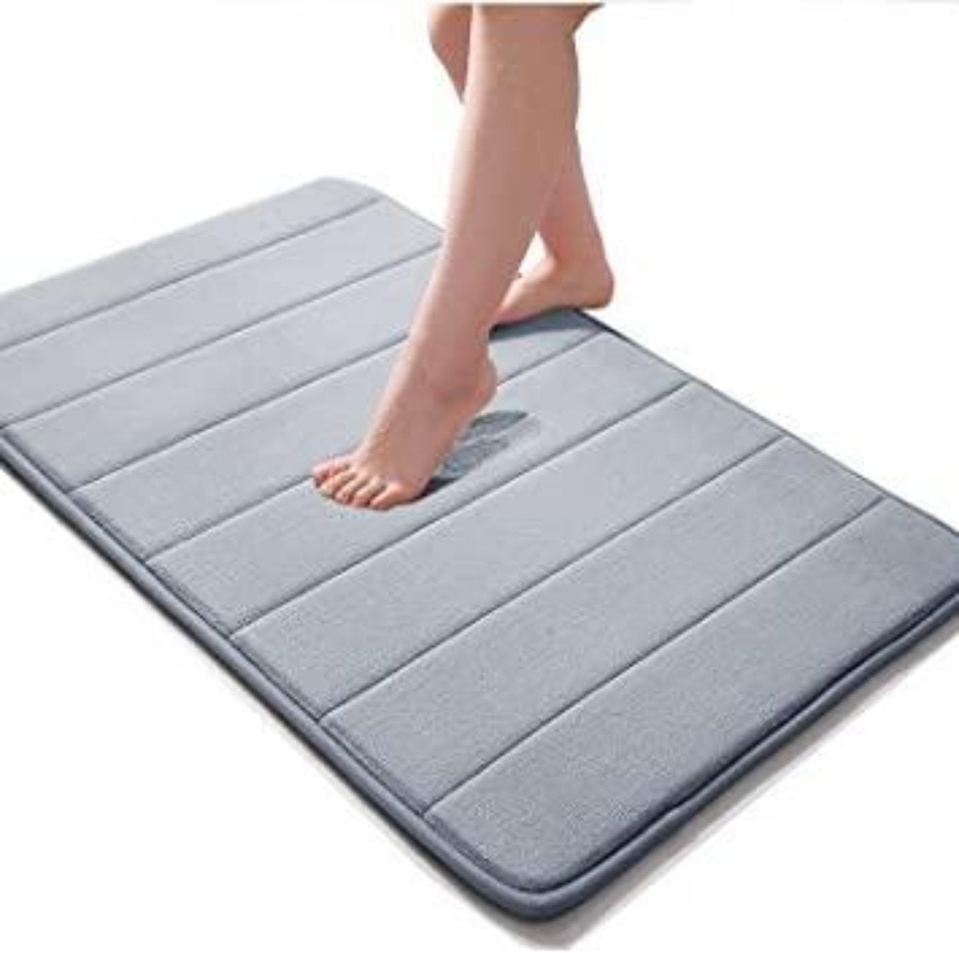 Water Absorbent Soft Memory Foam Bath mat .