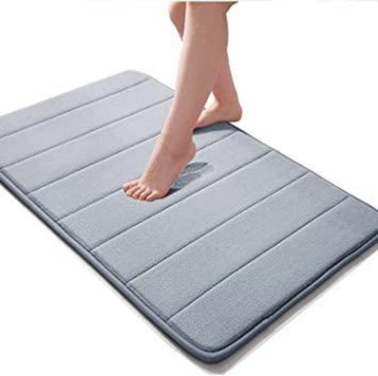 Water Absorbent Soft Memory Foam Bath mat .