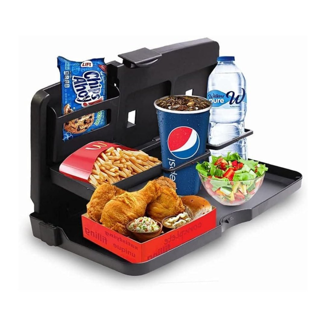 Car Travel Foldable Dining Food Tray .