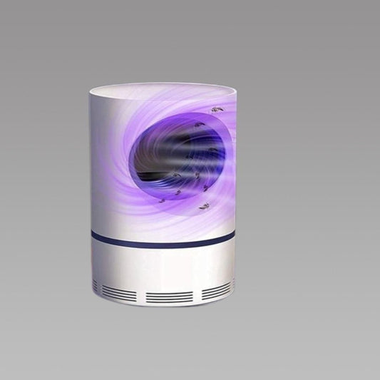 Electronic LED Mosquito Killer Lamp with a white exterior and a purple light-emitting surface, designed to attract and kill insects.
