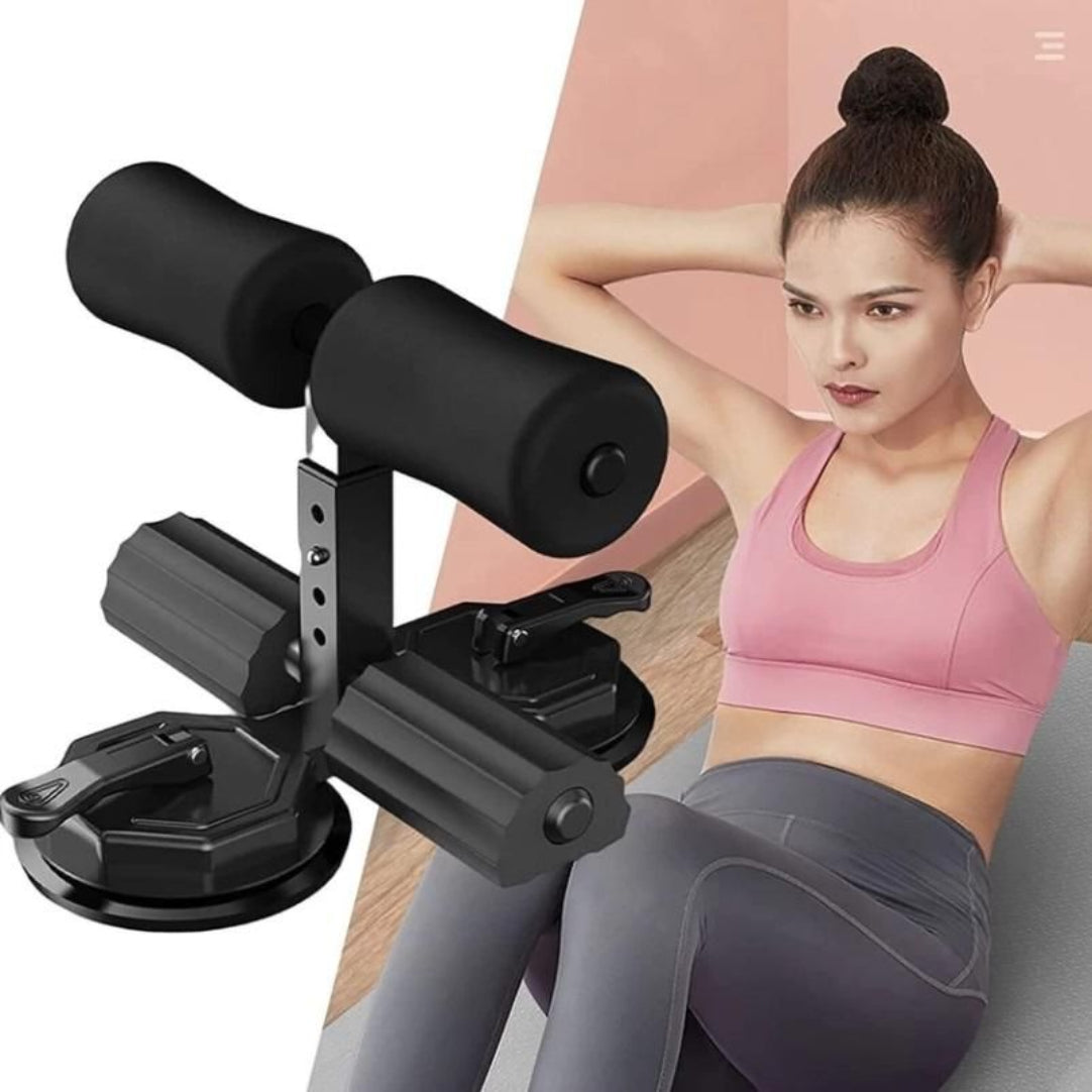 Sit Up Assistant Device Bar, Abs Master, Crunches Equipment , Gym Equipment for Home Workout , Abdominal Push Up  Fitness Exercise Device with Self Suction, Adjustable & Portable -Multicolor.