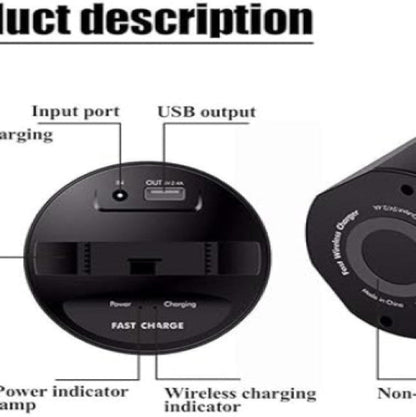 Wireless Cup Holder Car Phone Charger,