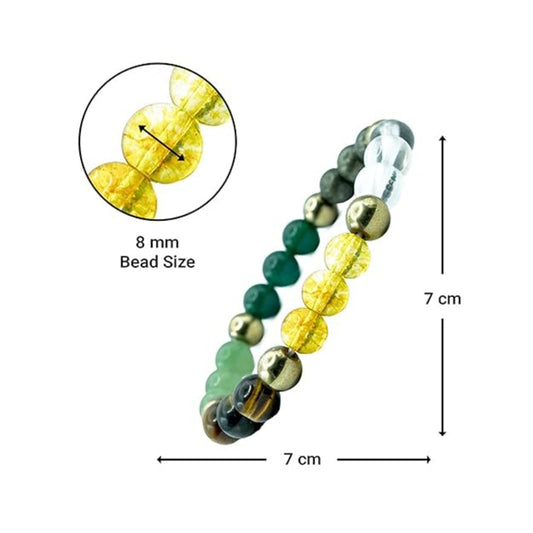 Money Magnet Crystal Bracelet for Men and Woman