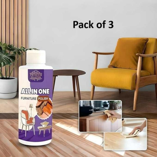 Polish Furniture Cleaner Shiner Floor Coating Paint Wood 100ML (Buy Two Get One Free )