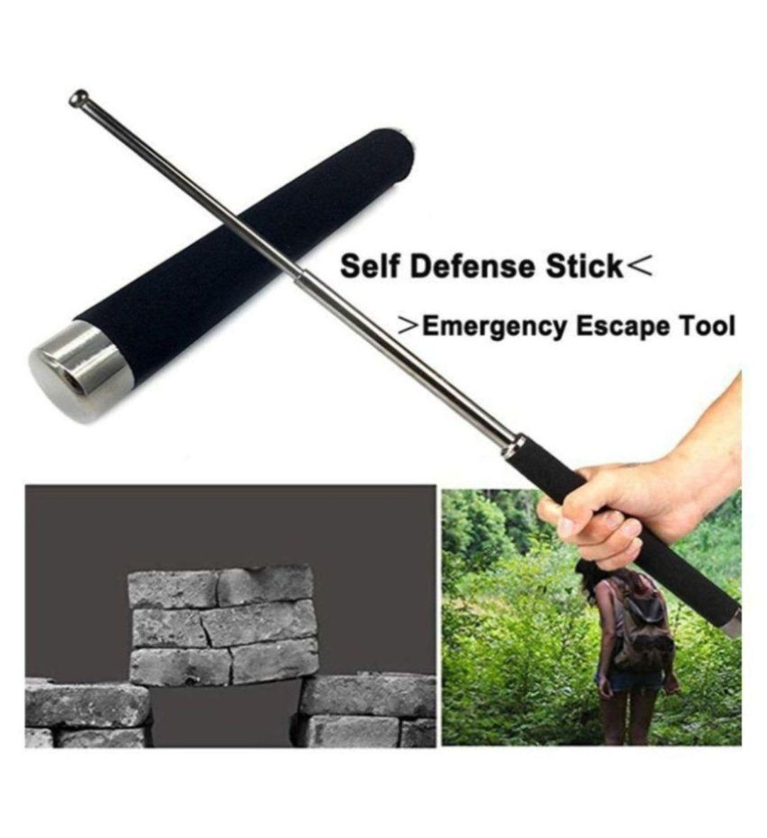 Self Defence Tactical Rod (Heavy Metal and Extendable).