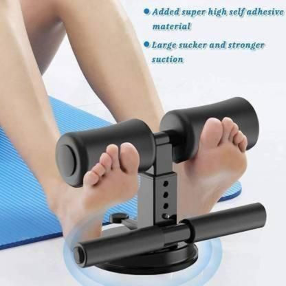 Sit Up Assistant Device Bar, Abs Master, Crunches Equipment , Gym Equipment for Home Workout , Abdominal Push Up  Fitness Exercise Device with Self Suction, Adjustable & Portable -Multicolor.