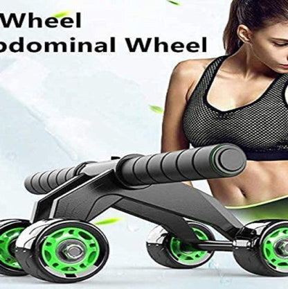 Anti Skid Four Wheel Total Body Ab Roller Exercise