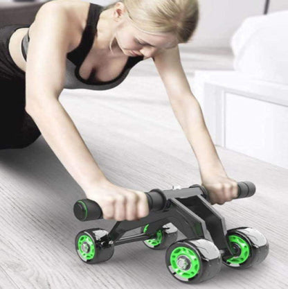 Anti Skid Four Wheel Total Body Ab Roller Exercise