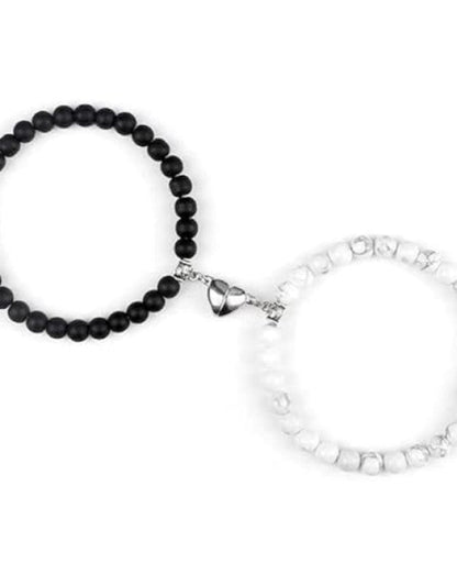 Attire Club Couple Magnetic Attraction Bracelets for Women Men