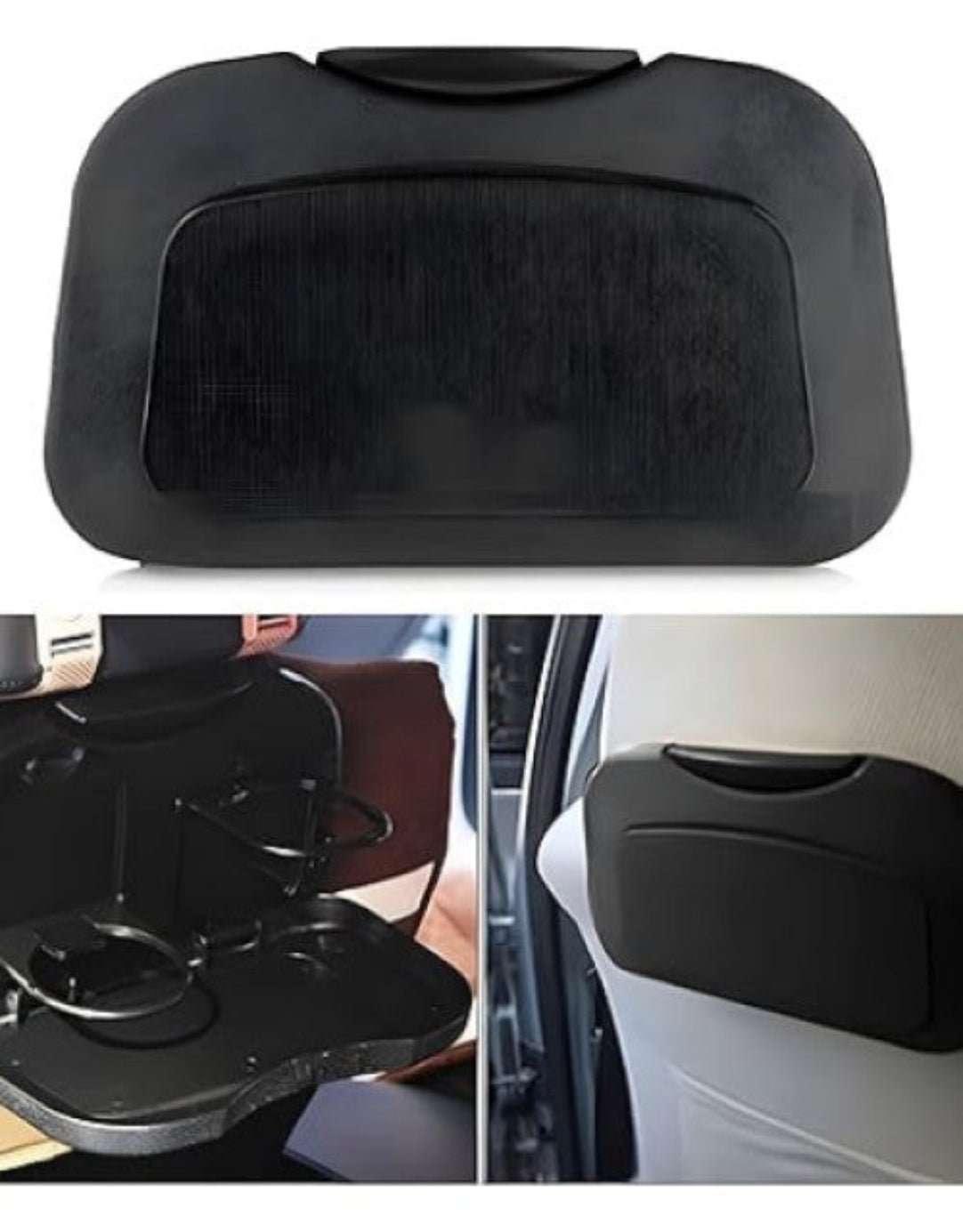 Car Travel Plastic Fold able Meal Drink Cup Tray .