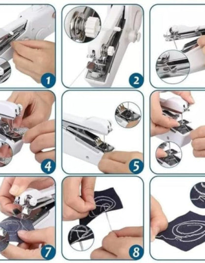 Electric Handy Stitch Mini Hand Sewing Machine Stapler Style Mini Machine .