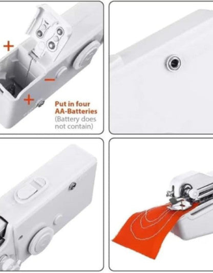 Electric Handy Stitch Mini Hand Sewing Machine Stapler Style Mini Machine .