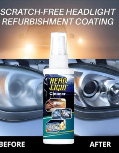 Headlight Lens Cleaner, Restorer, Shiner, for Vehicles Automobile Car & Bike Headlight Lens and Glass Restorer Cleaner ( Buy One Get ONE fREE )