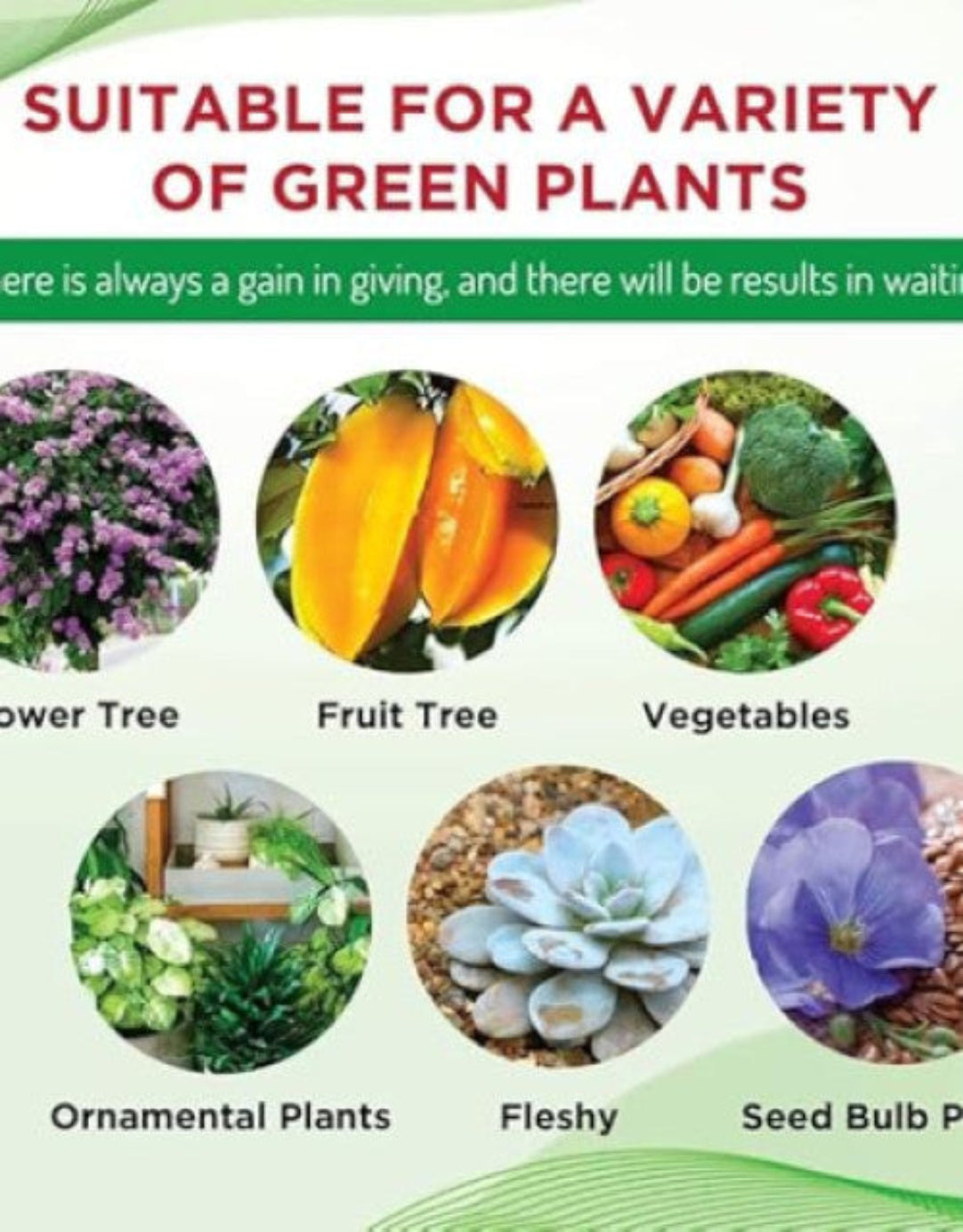 Plant Growth Supplement Buy One Get Two Free.