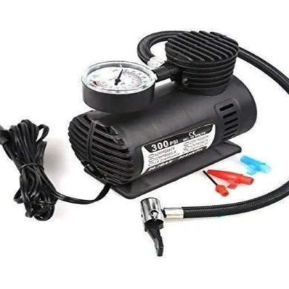 Portable Electric Car Air Pump Tyre Compressor 12V/300 PSI .